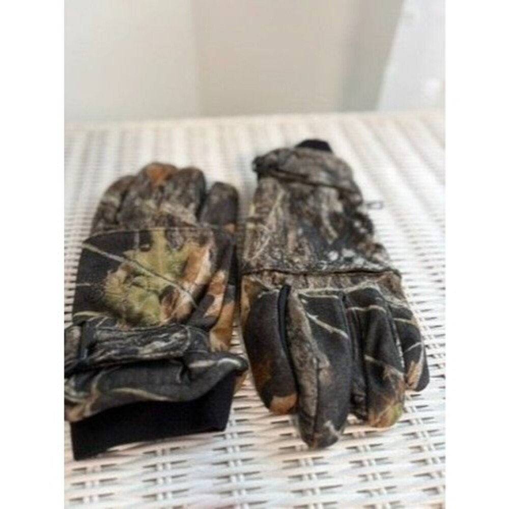 Gates Mobu Mens L Multicolor Insulated Camouflage Hunting Gloves Size Large